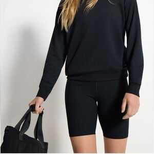 MONDETTA - THE ACTIVE RIBBED GRS Certified Nylon, Black Bike Shorts